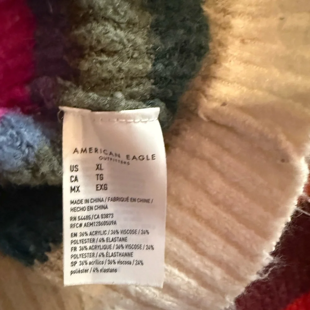 American Eagle Outfitters Colorful Striped Sweater - Picture 3 of 4